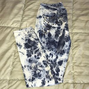 Tie Dye Denim Jeans